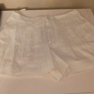 ANTONIO MELANI White High Waist Shorts